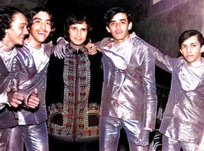 Os quatro loucos com Roberto Carlos